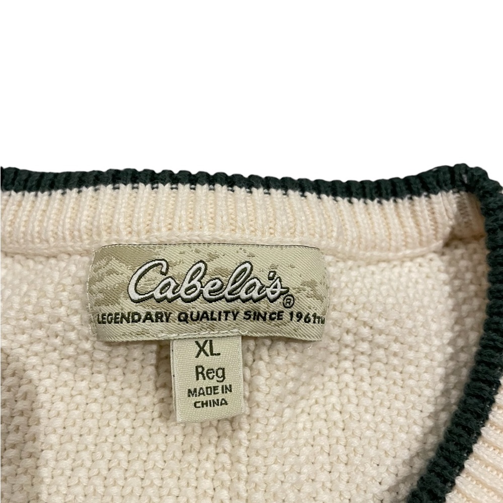 Cabela’s Vintage Holiday Sweater XL - Picture 5 of 5